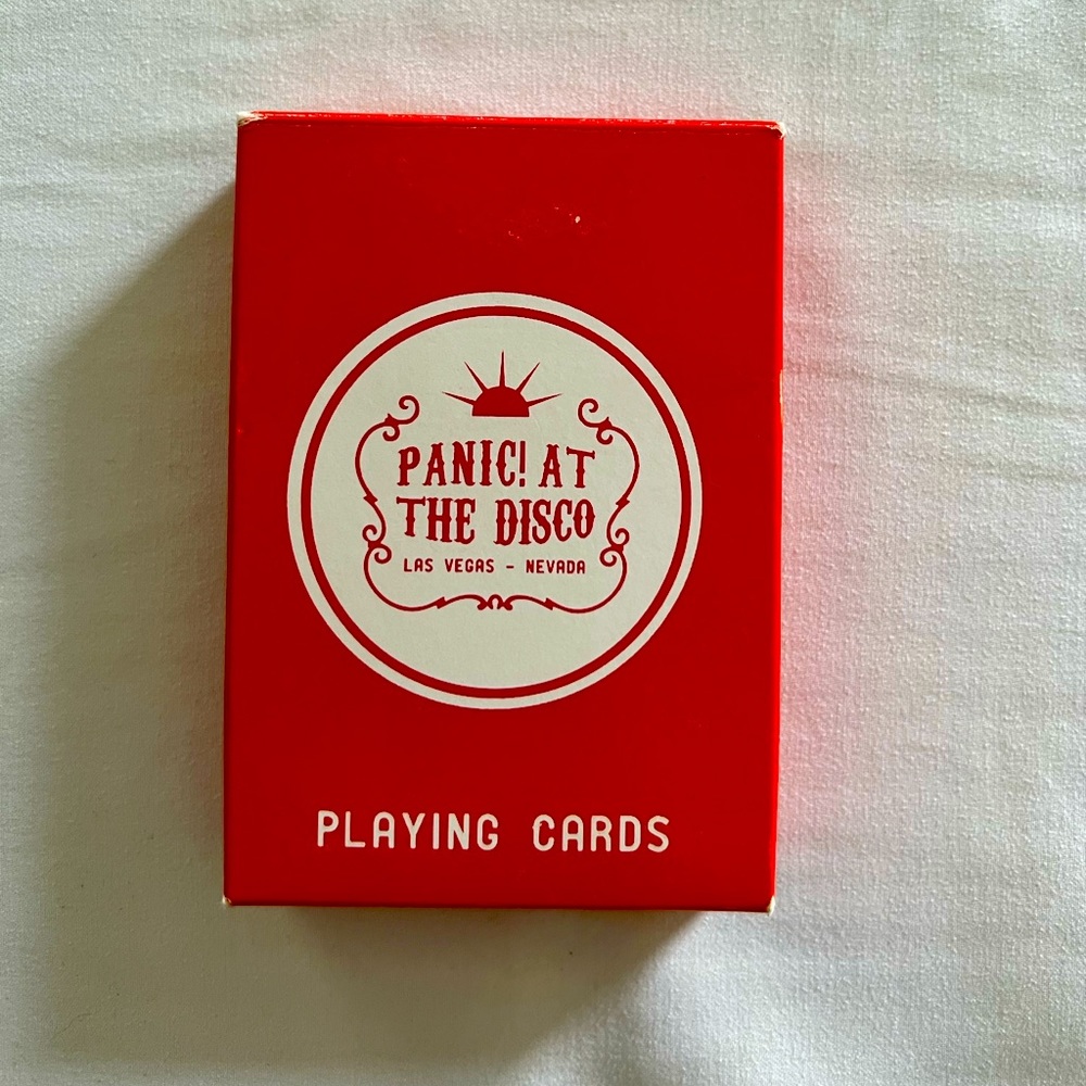 **SOLD** RARE Panic at The Disco Playing Card Deck